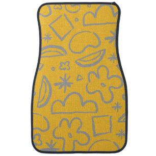 Seamless Pattern Car Floor Mat