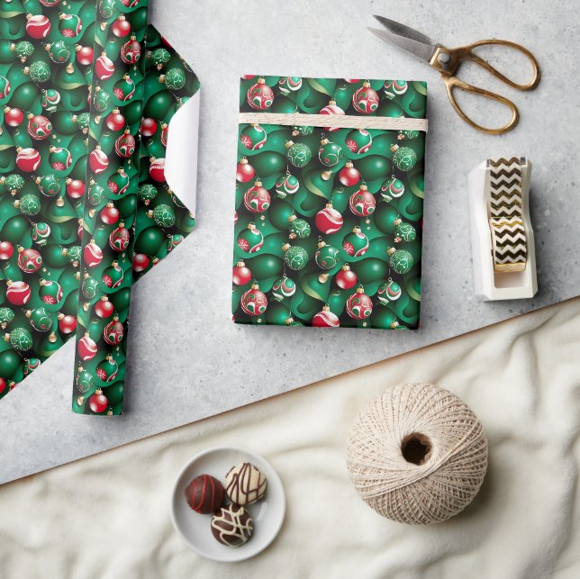 Seamless Pattern Christmas Day Wrapping Paper (Crafts)