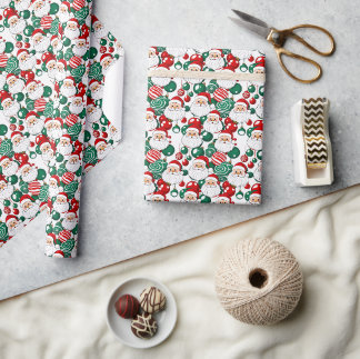 Seamless Pattern Christmas Day Wrapping Paper
