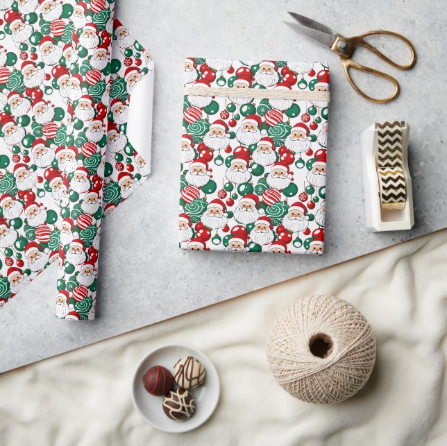 Seamless Pattern Christmas Day Wrapping Paper (Crafts)