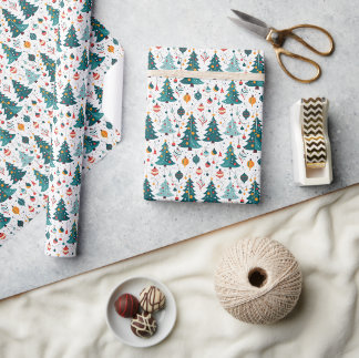 Seamless Pattern Christmas Day Wrapping Paper