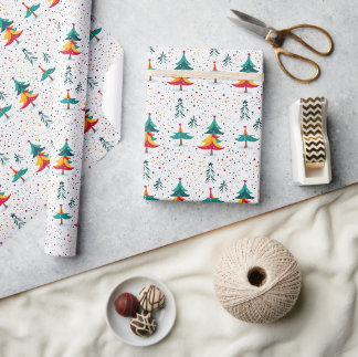 Seamless Pattern Christmas Day Wrapping Paper
