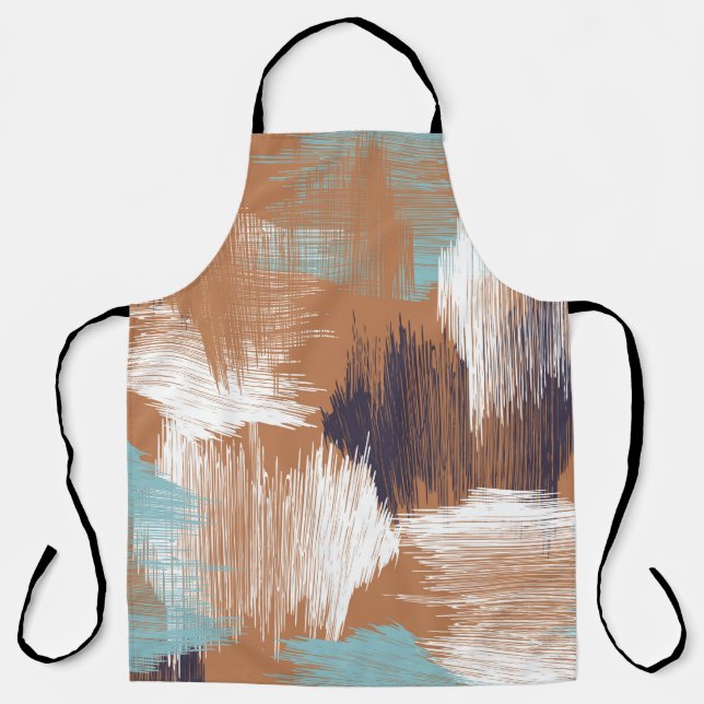Seamless pattern colorful dots apron (Front)