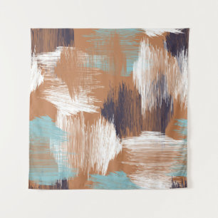 Seamless pattern colorful dots tapestry