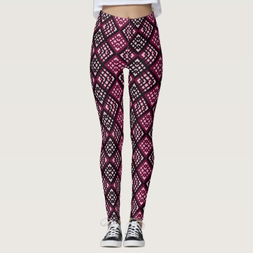 seamless pattern design on women legging