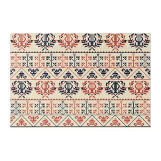 Seamless pattern design with traditional Palestini Acrylic Print