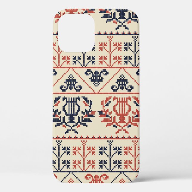 Seamless pattern design with traditional Palestini Case-Mate iPhone Case (Back)
