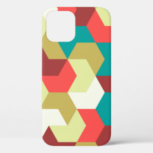 Seamless pattern. Endless background of geometric iPhone 12 Case