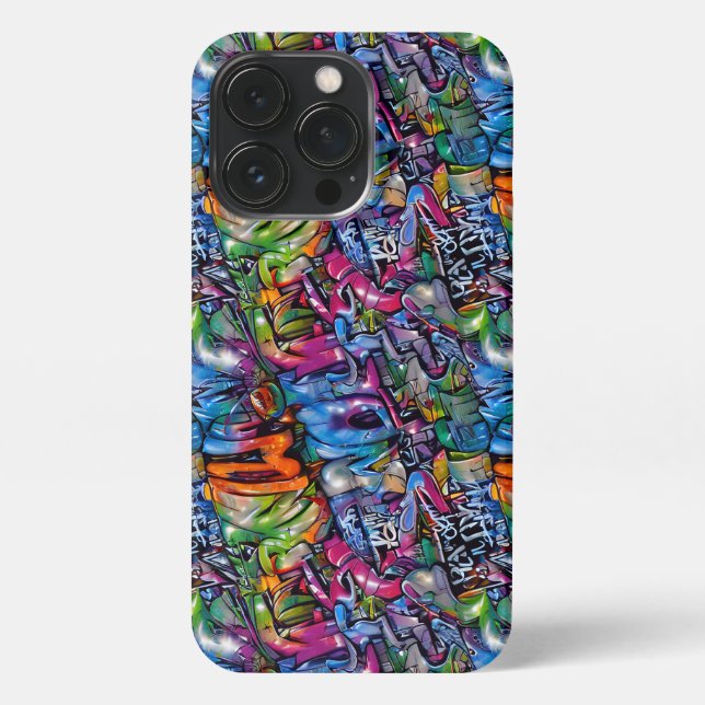 Seamless Pattern Graffiti 11 iPhone Case (Back)