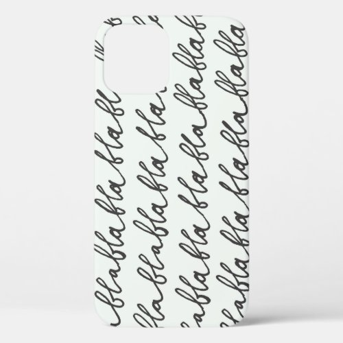 Seamless Pattern Hand Drawn Elements iPhone 12 Case