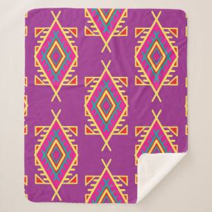 Seamless pattern in boho style. Ethnic ornament. T Sherpa Blanket
