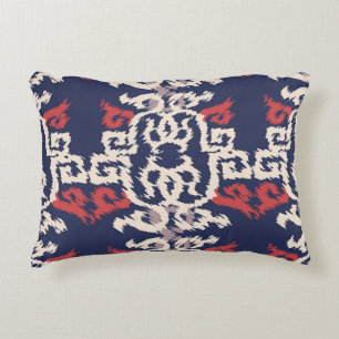 Seamless pattern in oriental styleabstract, Arabic Accent Pillow