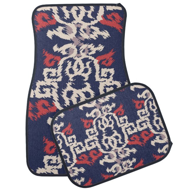 Seamless pattern in oriental styleabstract, arabic car floor mat (Set)