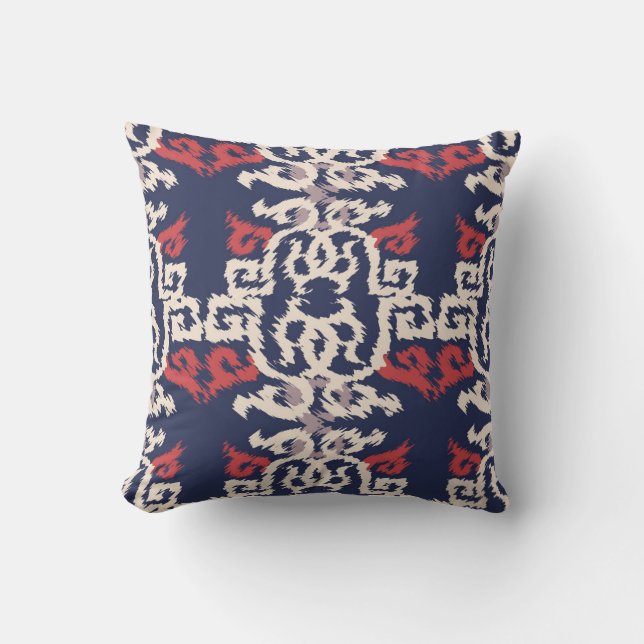 Seamless pattern in oriental styleabstract, Arabic Throw Pillow (Front)