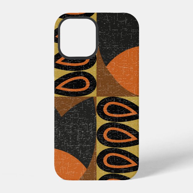 seamless pattern in scandinavian design style. Ret Iphone Case (Back)