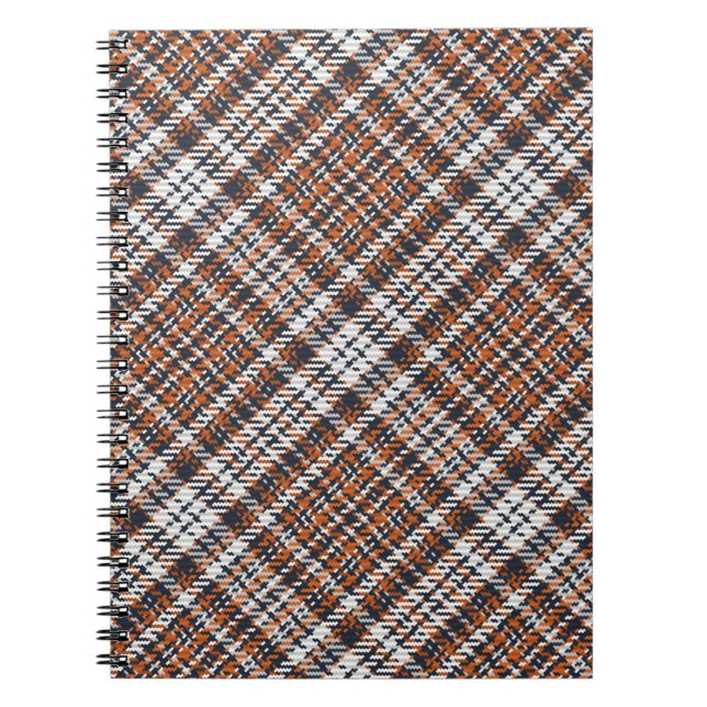 Seamless pattern of scottish tartan plaid. Repeata Notebook (Front)