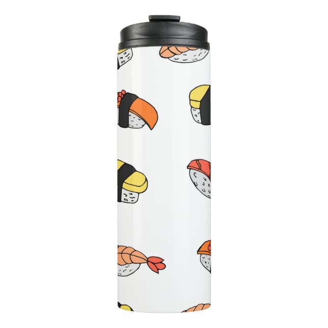 seamless pattern of Sushi Thermal Tumbler (Front)
