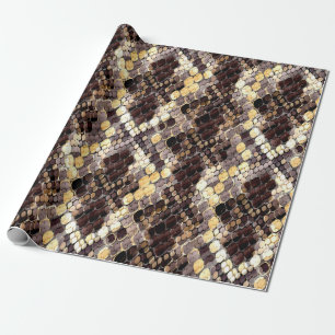 Seamless pattern of wild design. Skin background w Wrapping Paper