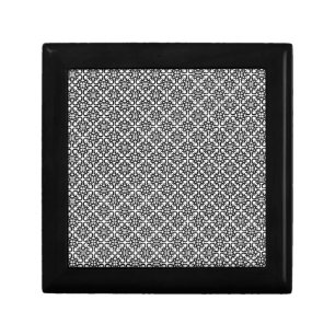 seamless pattern on wooden jewelry gift box