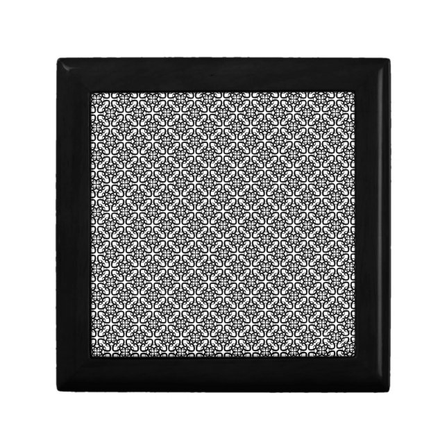 seamless pattern on wooden jewelry gift box (Front)