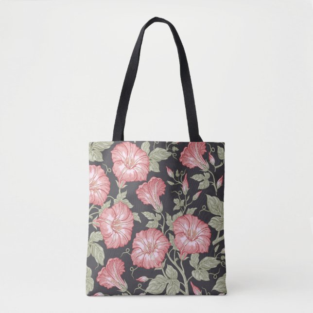Seamless pattern. Petunia wildflowers set. Beautif Tote Bag (Front)