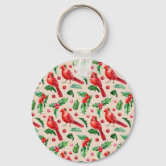 Louisville Cardinals Love Keychain, Zazzle