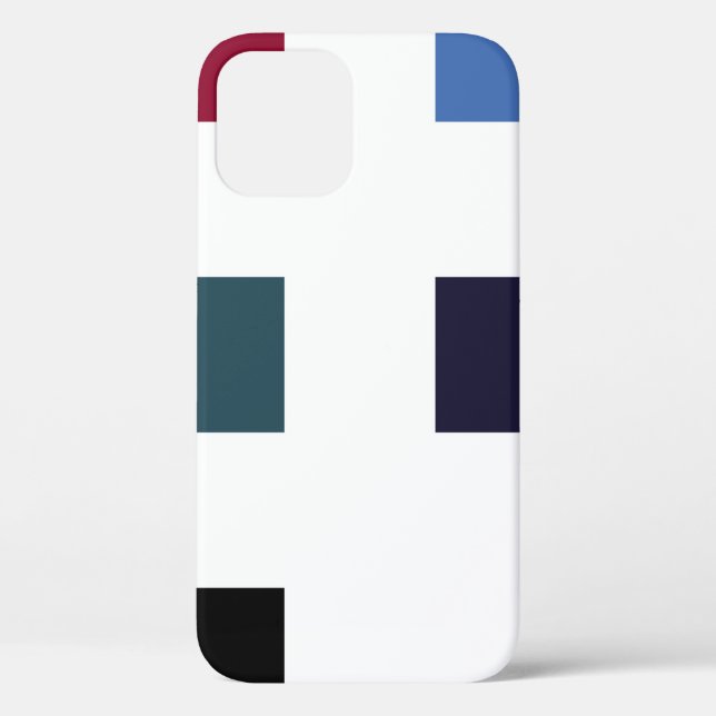 Seamless pattern. Skew brush strokes and elements  Case-Mate iPhone Case (Back)