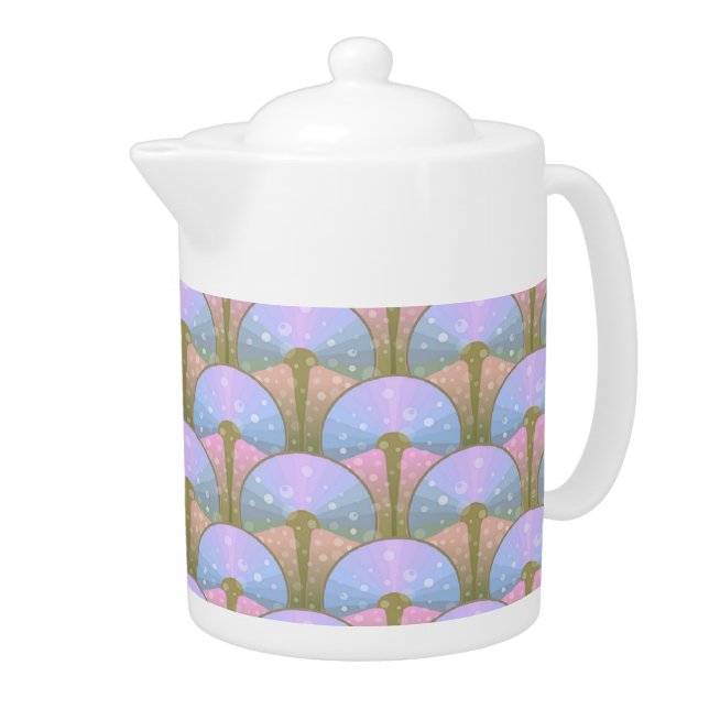 seamless pattern teapot (Right)