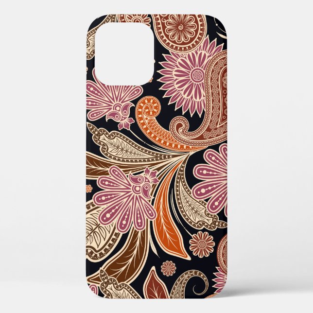 Seamless Pattern Traditional Paisley Design Case-Mate iPhone Case (Back)