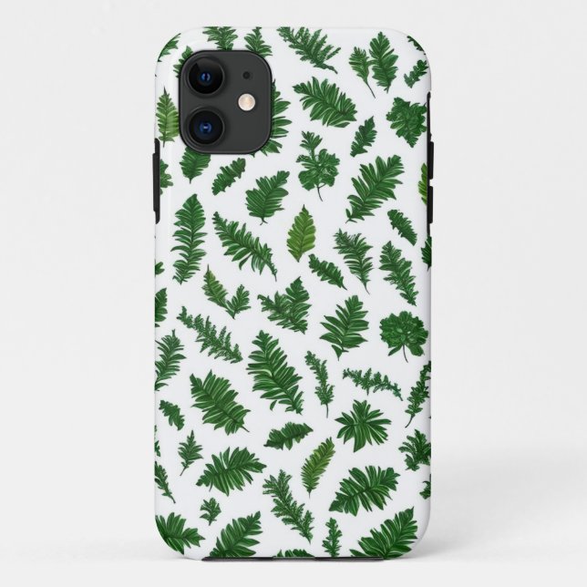 Seamless pattern with a variety of leaves   Case-Mate iPhone case (Back)