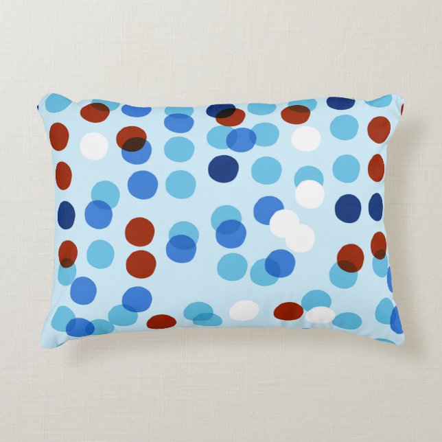 Seamless pattern with abstract doodle ornament, do accent pillow (Front)