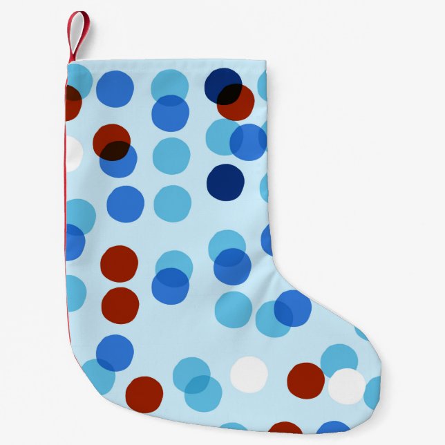 Seamless pattern with abstract doodle ornament, do small christmas stocking (Front)
