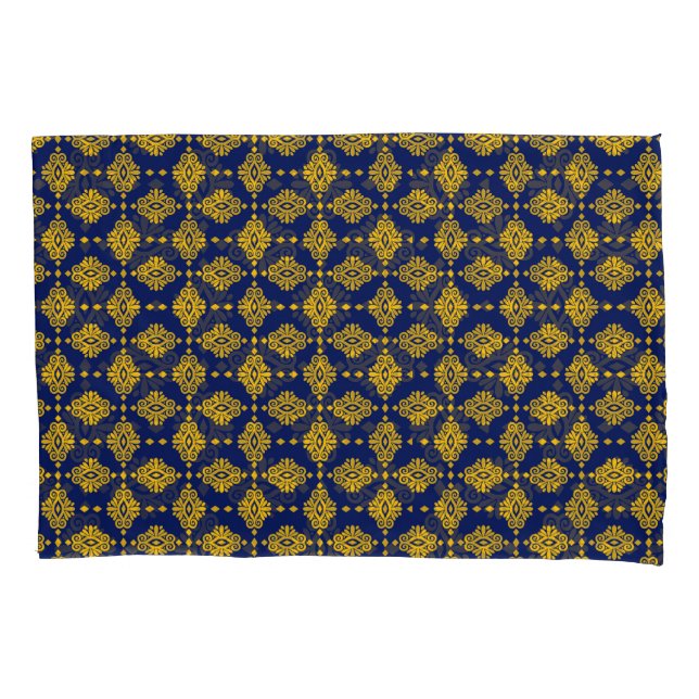 Seamless Pattern With Abstract Geometric Style.  Pillow Case (Front)