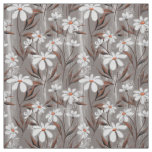 Seamless pattern with chamomiles fabric