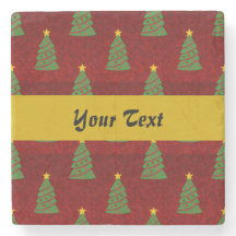 Seamless pattern with Christmas trees