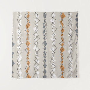 Seamless pattern with colorful stripes tapestry