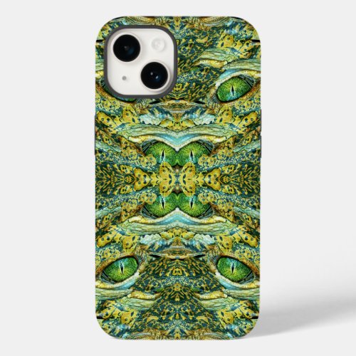Seamless pattern with Crocodile skin texture Case_Mate iPhone 14 Case