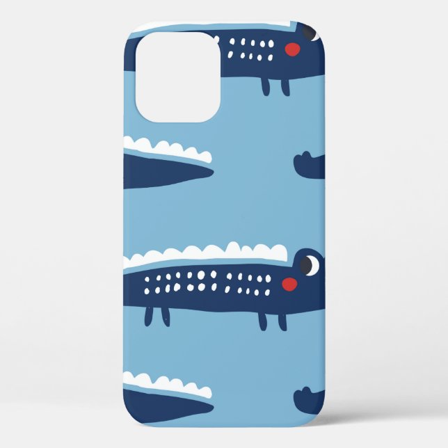 Seamless pattern with crocodiles Case-Mate iPhone case (Back)