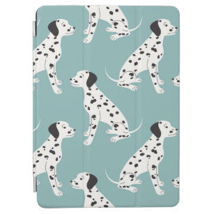 Seamless pattern with cute dalmatian iPad air cover