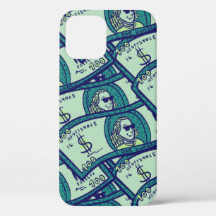 seamless pattern with dollars banknotes iPhone 12 case