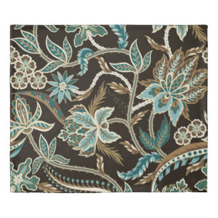 Seamless pattern with ethnic Japanese ornament ele Duvet Cover