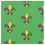 Seamless pattern with fleur-de-lis fabric