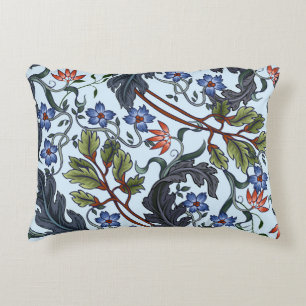 Seamless pattern with flowers in art deco style. M Accent Pillow