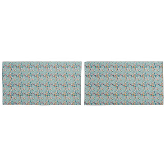 Seamless pattern with flowers pillow case