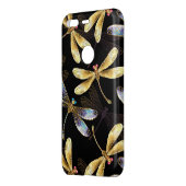 Seamless Pattern with Golden Dragonflies Uncommon Google Pixel Case (Back/Left)