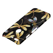 Seamless Pattern with Golden Dragonflies Uncommon Google Pixel Case (Top)