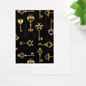 Seamless Pattern with Golden Keys (Desk)