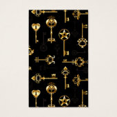 Seamless Pattern with Golden Keys (Front)
