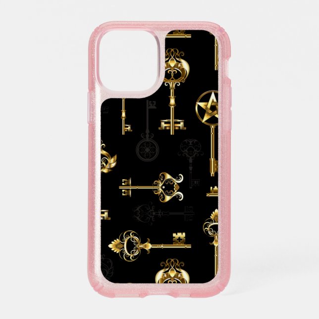 Seamless Pattern with Golden Keys Speck iPhone 11 Pro Case (Front)