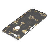 Seamless Pattern with Golden Keys Uncommon Google Pixel Case (Top)